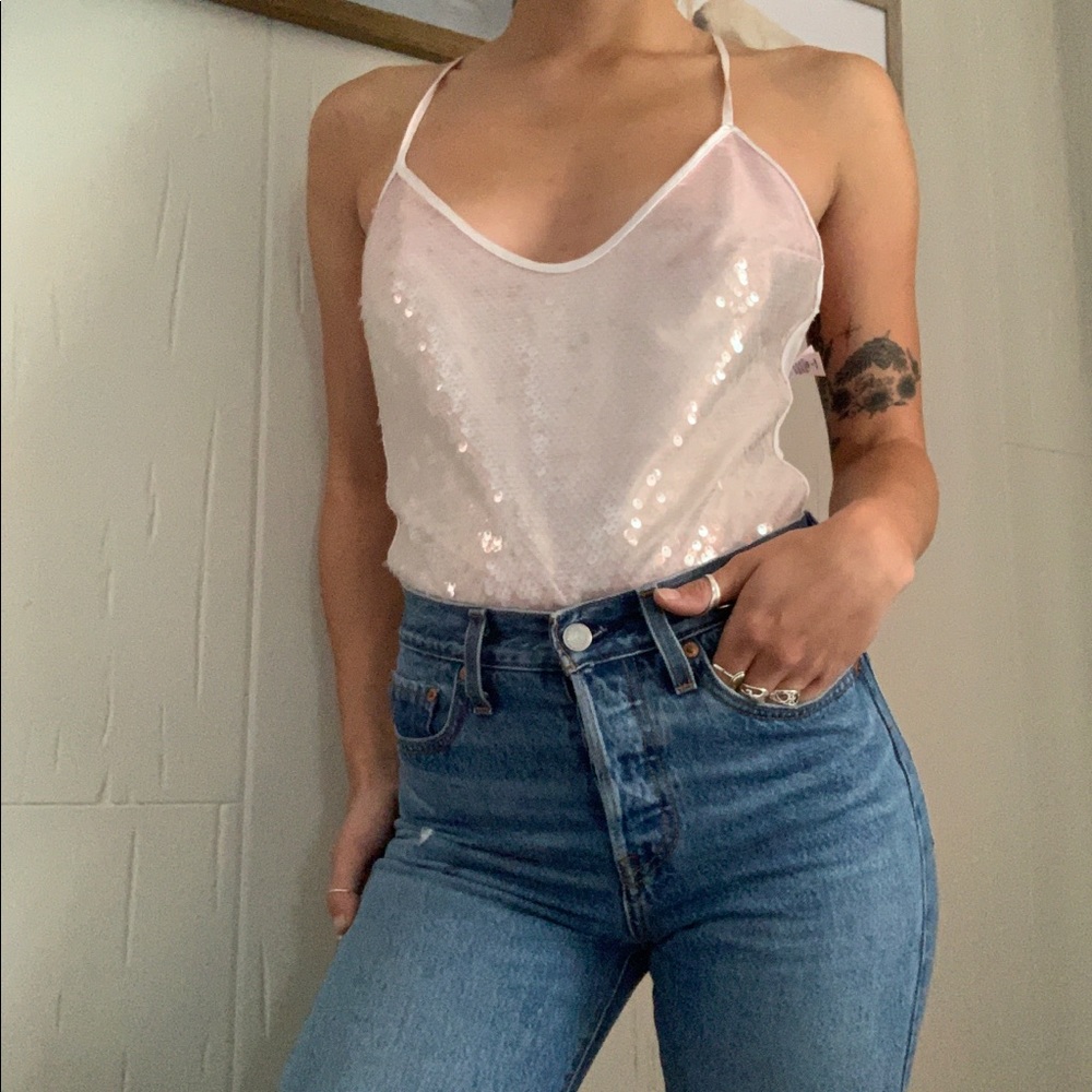 Sequin Bodysuit 🤍
